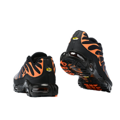 Nike Air Max Plus TN White, Black and Orange Sneakers