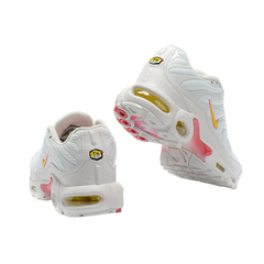 Nike Air Max Plus TN White Pink Yellow Casual Shoes