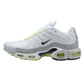 Nike Air Max Plus TN White, Gray and Green Sneakers