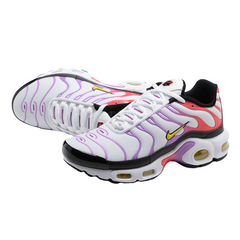 Tênis Nike Air Max Plus TN Branco, Vermelho e Roxo