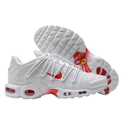 Tênis Nike Air Max Plus Utility Branco e Vermelho Universitário