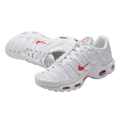 Tênis Nike Air Max Plus Utility Branco e Vermelho Universitário
