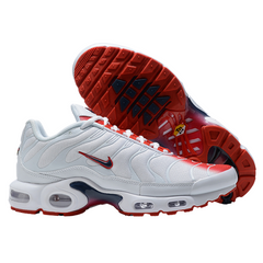 Nike Air Max Plus TN White & University Red