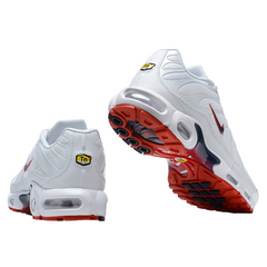 Nike Air Max Plus TN White & University Red