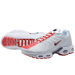 Nike Air Max Plus TN White & University Red