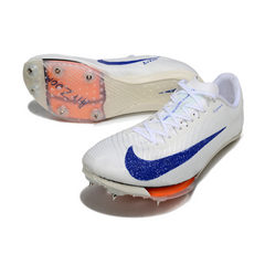 Nike Air MaxFly 2 White and Blue Track and Field Shoes