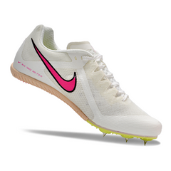 Scarpe da corsa chiodate Nike Rival S10 bianche e rosa