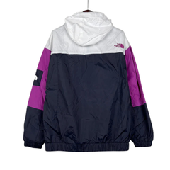 Jaqueta Corta-Vento The North Face Branca, Rosa e Azul