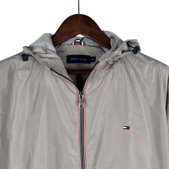 Jaqueta Corta-Vento Tommy Hilfiger Cinza e Azul