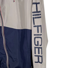Jaqueta Corta-Vento Tommy Hilfiger Cinza e Azul