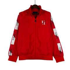 Jaqueta Corta-Vento Tommy Hilfiger Vermelha e Branca