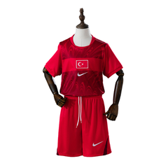 Camisa de Futebol Turkey + Shorts Kit Nike 2026 Visitante - Kit Infantil
