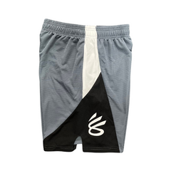 Shorts Under Armour Cinza Preto e Branco