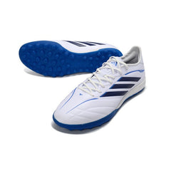 Chuteira Society TF Adidas Copa Gloro III Branca e Azul