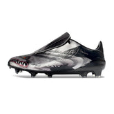 Chuteira Campo FG Adidas F50 Sem Cadarço Elite Preto e Cinza