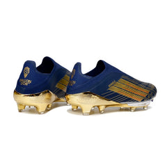Chuteira Campo FG Adidas F50+ Elite Sem Cadarço Pack Dembele Ballon d'Or