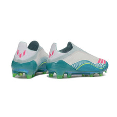 Chuteira Campo FG Adidas F50 Elite Sem Cadarço Pack Messi Aurora Radiante