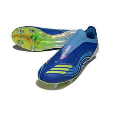 Chuteira Campo Molhado SG Adidas F50 Elite Sem Cadarço Pack Messi Vis10n