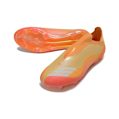 Chuteira Campo FG Adidas F50 Elite Sem Cadarço Laranja