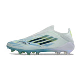 Chuteira Campo FG Adidas F50 Elite Sem Cadarço Branca Infantil