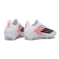 Chuteira Campo FG Adidas F50 Elite Sem Cadarço Pack Branco Infantil