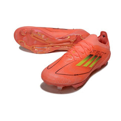 Chuteira Campo FG Adidas F50+ Elite Laranja e Dourada