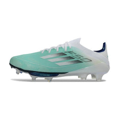 Chuteira Campo FG Adidas F50+ Elite Branca e Prateada