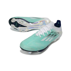 Chuteira Campo FG Adidas F50+ Elite Branca e Prateada