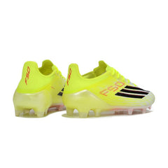 Chuteira Campo FG Adidas F50 Elite Amarelo e Branco