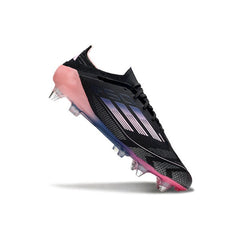 Chuteira Campo Molhado SG Adidas F50 Primeknit Elite Preta e Rosa