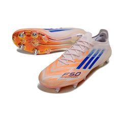 Chuteira Campo Molhado SG Adidas F50 Primeknit Elite Laranja