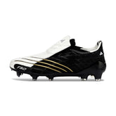Chuteira Campo FG Adidas F50 Spider Preta e Branca