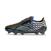 Chuteira Campo FG Adidas F50 Spider Preta, Dourada e Branca