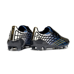 Chuteira Campo FG Adidas F50 Spider Preta, Dourada e Branca