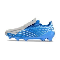 Chuteira Campo FG Adidas F50 Spider Azul e Prateada
