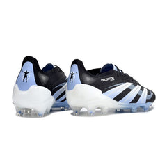 Chuteira Campo FG Adidas Predator 25 Elite Preta e Azul Pack Jude Bellingham