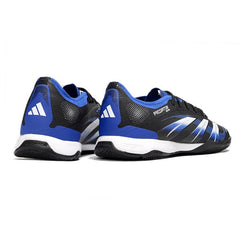 Chuteira Futsal IC Adidas Predator 25 Elite Preta Azul e Branca Indoor