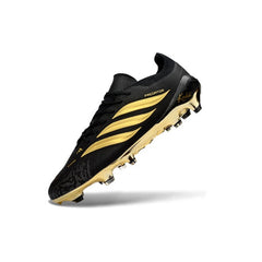 Chuteira Campo FG Adidas Predator 26 Elite Preta e Dourada