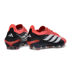 Chuteira Campo FG Adidas Predator 26 Elite Preta e Vermelha