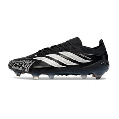 Chuteira Campo FG Adidas Predator 26 Elite Preta e Branca