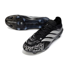 Chuteira Campo FG Adidas Predator 26 Elite Preta e Branca