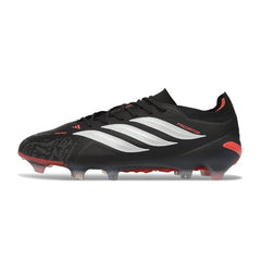 Chuteira Campo FG Adidas Predator 26 Elite Preto, Vermelho e Branco