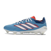 Chuteira Campo FG Adidas Predator 26 Elite Light Azul e Branco