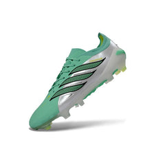 Chuteira Campo FG Adidas Predator 26 Elite Verde-Clara e Branca