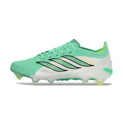 Chuteira Campo FG Adidas Predator 26 Elite Verde-Clara Infantil