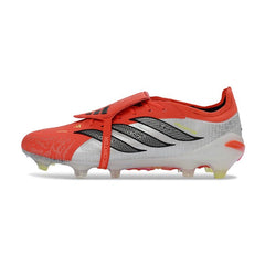 Chuteira Campo FG Adidas Predator 26 Elite Laranja e Branca