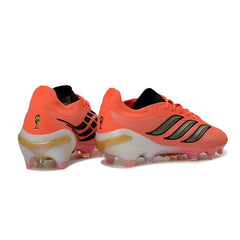 Chuteira Campo FG Adidas Predator 26 Elite Laranja, Preta e Dourada