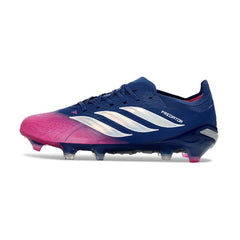 Chuteira Campo FG Adidas Predator 26 Elite Rosa e Roxa Infantil
