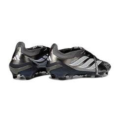 Chuteira Campo FG Adidas Predator 26 Elite Com Língua Cinza