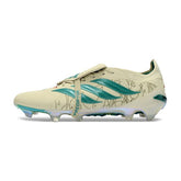 Chuteira Campo FG Adidas Predator 26 Elite Com Língua Verde-Clara